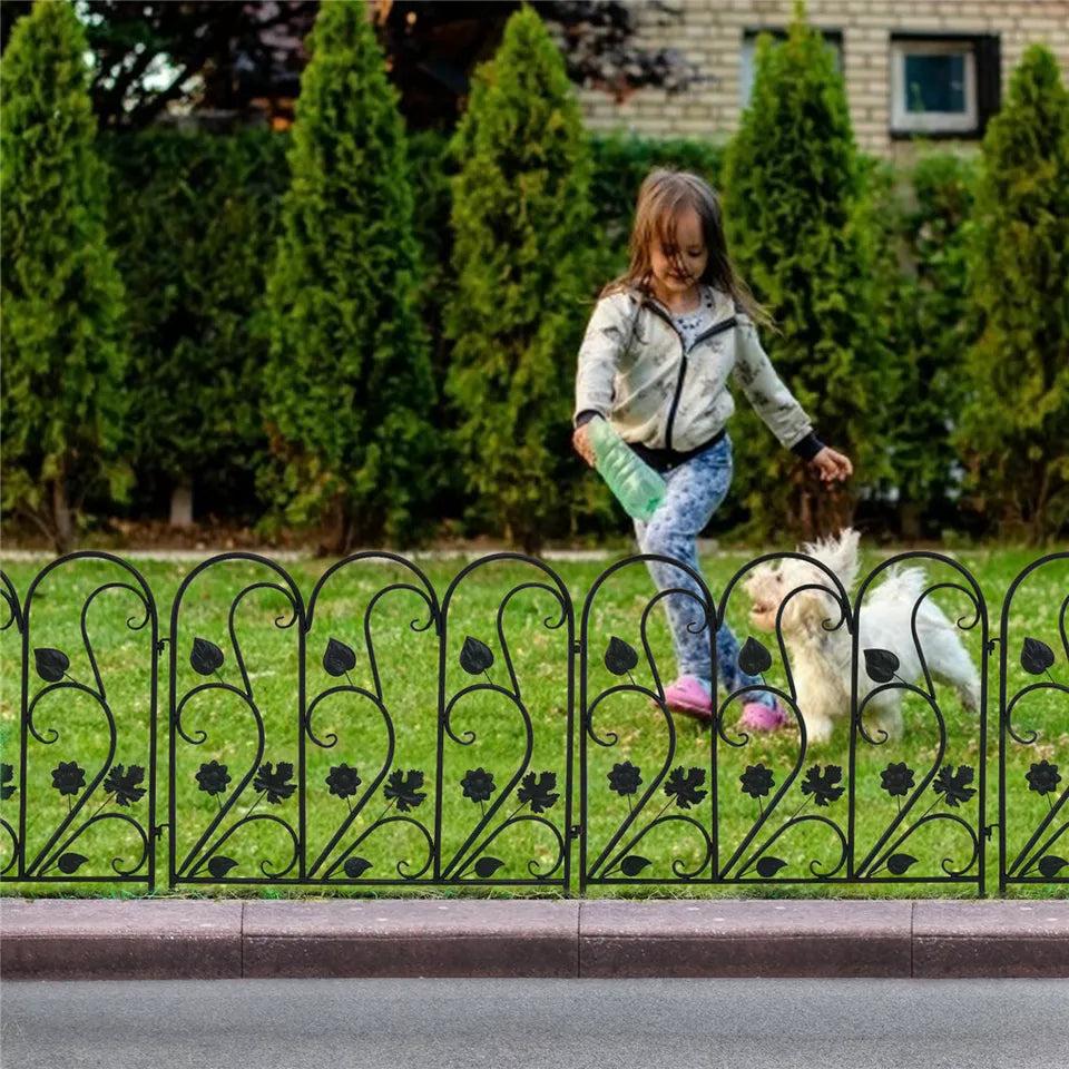 Buy Black Metal Garden Fence - Best Deals in Australia