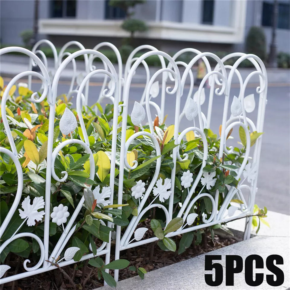 Stylish Black Metal Garden Fence - Shop Now Australia