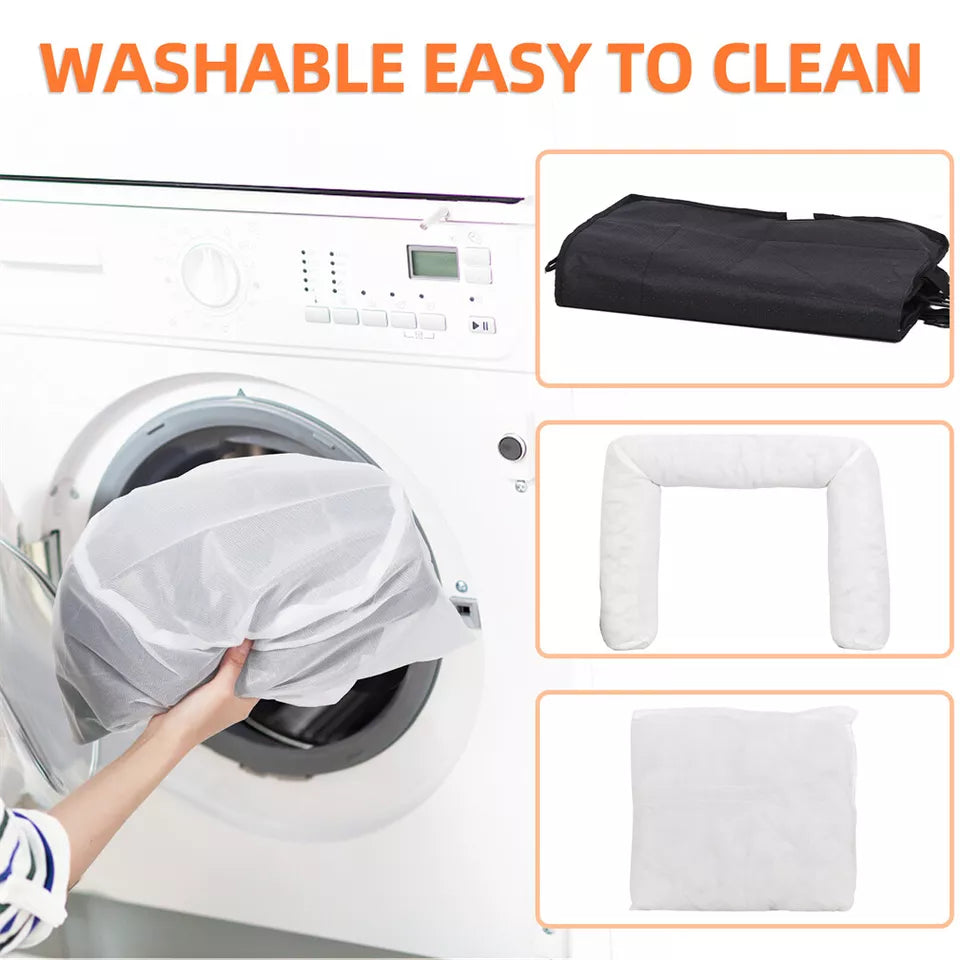 Waterproof Dog Car Seat Bed with Safety Belt