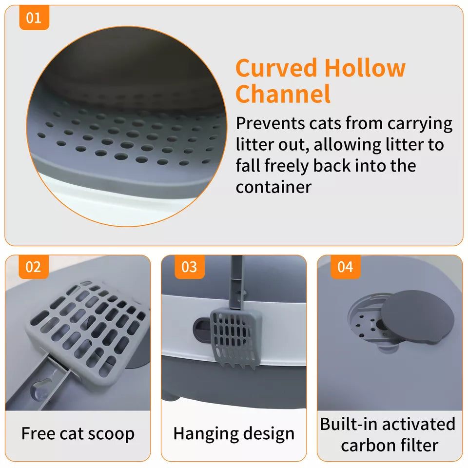 Cat Litter Box with Scoop Australia