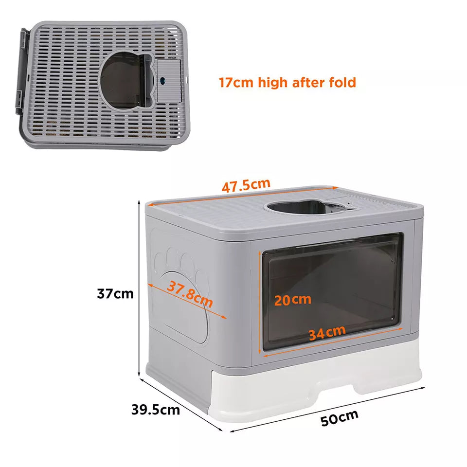 Buy Cat Litter Box with Tray