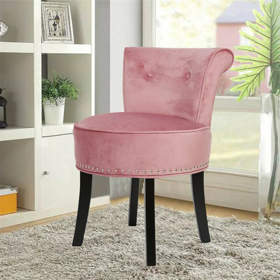 Vanity Stool with Backrest - Shop Now Australia