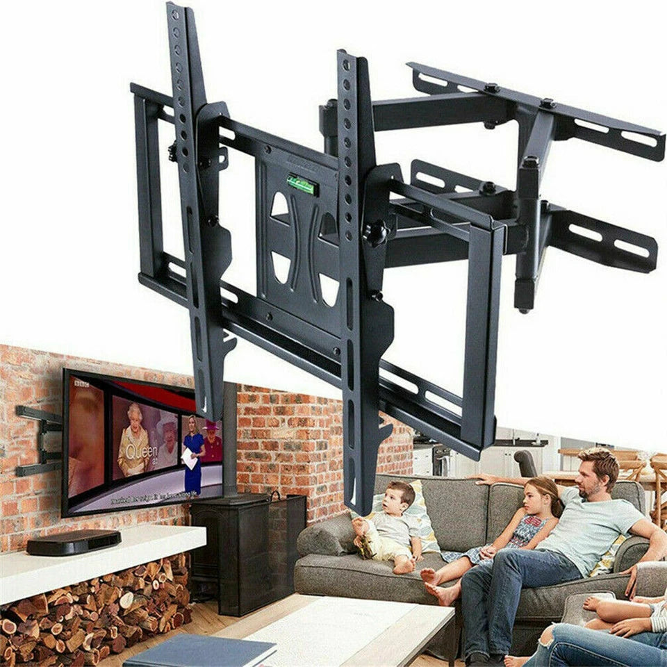 tilt-swivel-dual-arms-tv-mount-cantilever-wall-bracket-40-46-50-55-56-lcd-led