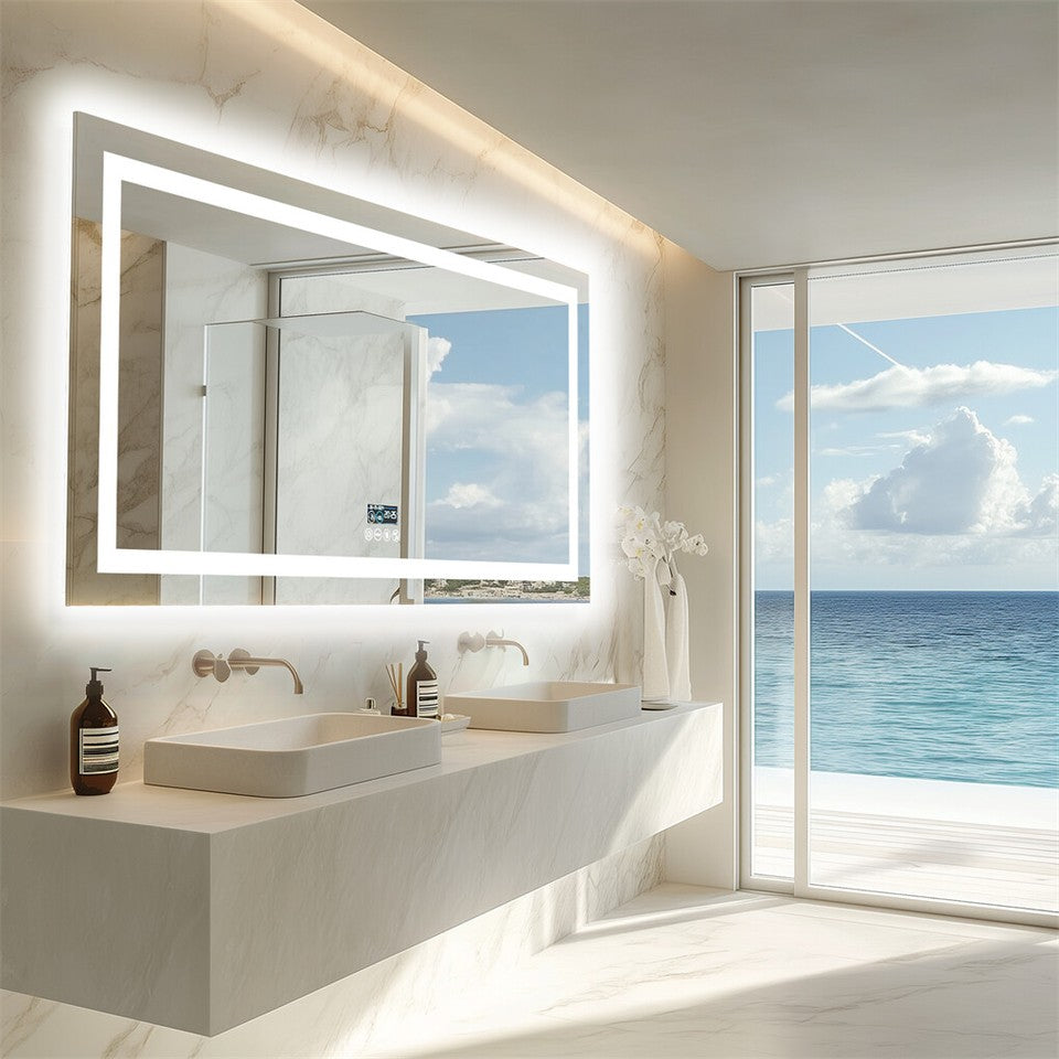 1600Mm Jumbo Bluetooth Led Bathroom Mirror Music Anti-Fog Vanity Mirror