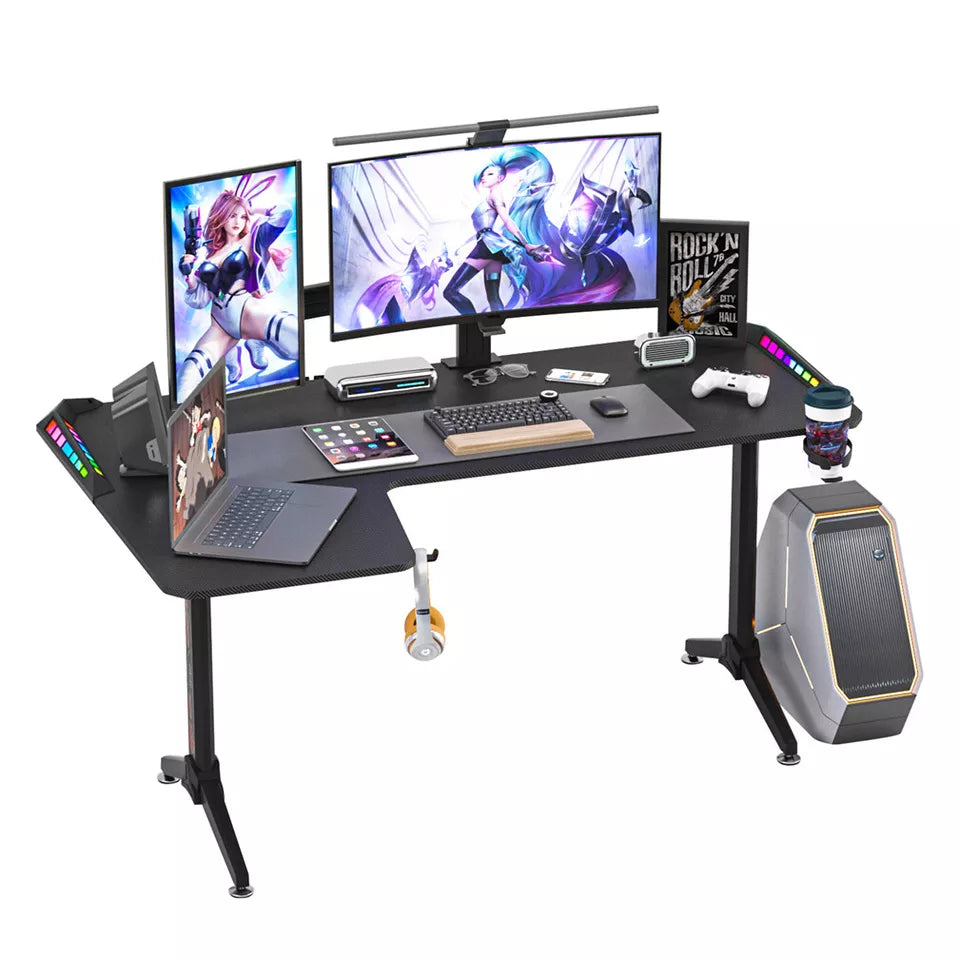 Large Gaming Desk with Storage AU