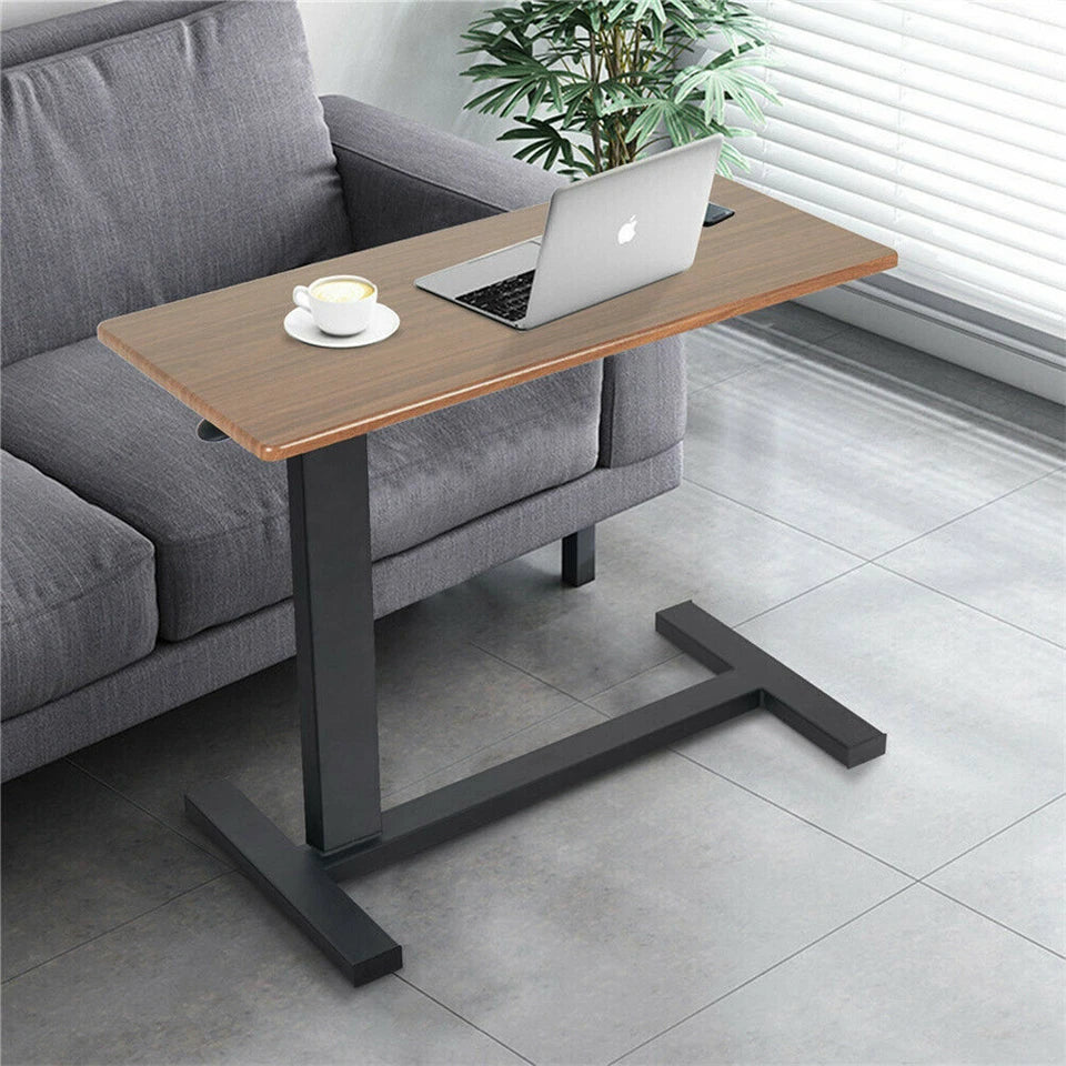 Heavy-Duty Rolling Cart Overbed Bedside Table – Laptop Desk & Medical Home Bed Tray