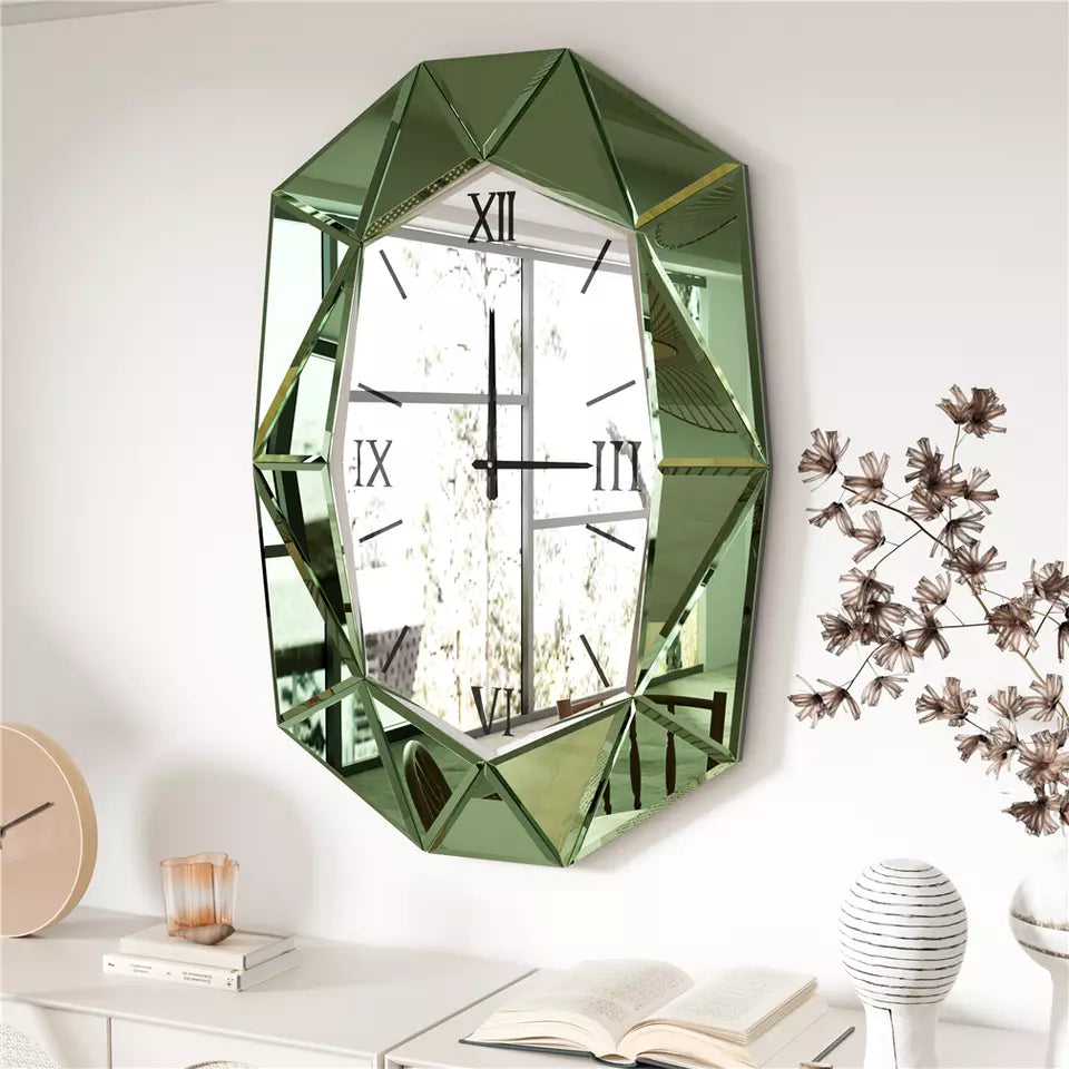 Stylish Geometric Wall Clock AU