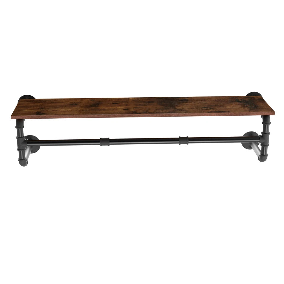 Buy 104cm Pipe Clothes Rail Wall online
