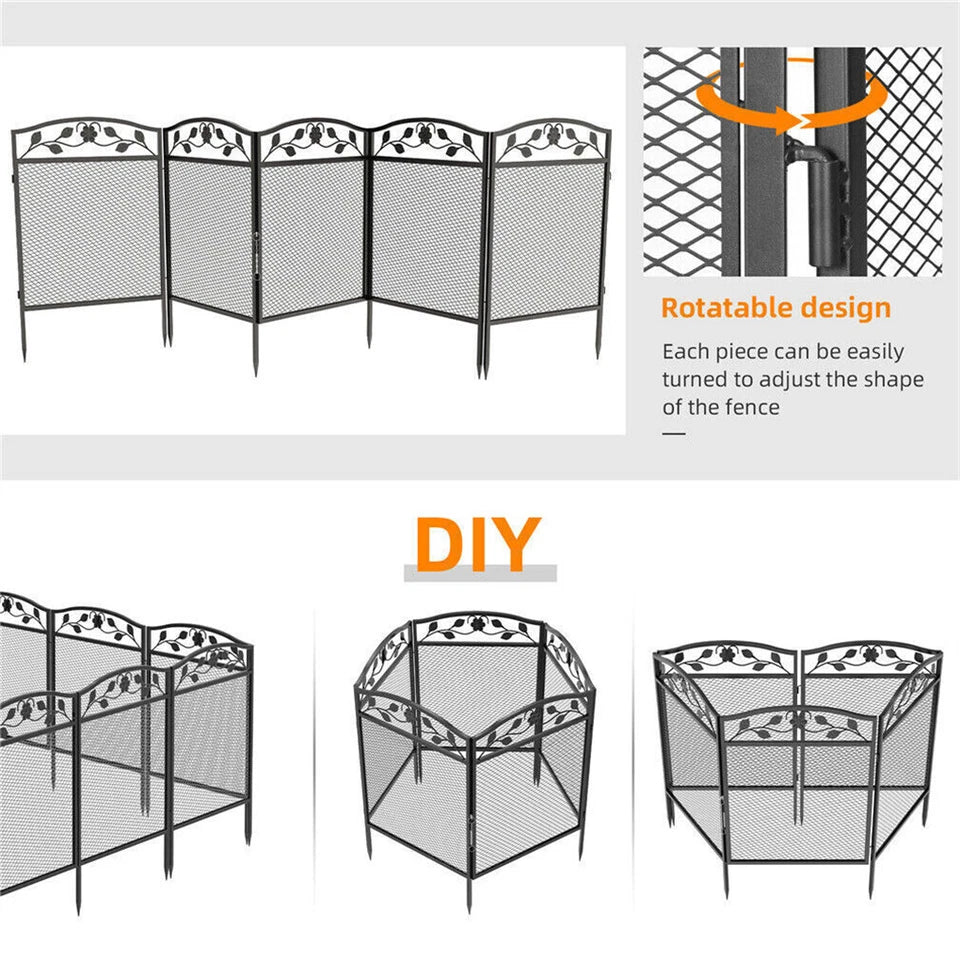 Heavy Duty Foldable Metal Indoor Outdoor Exercise Pet Fence Dog Playpen Kennel