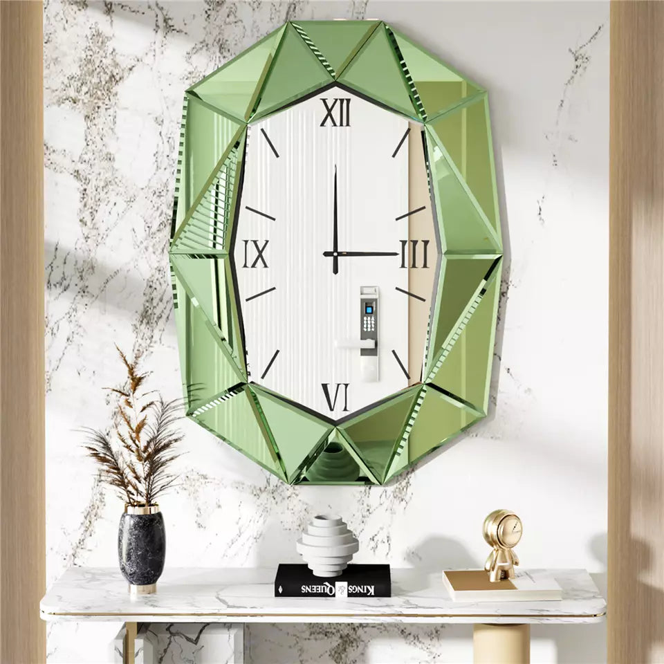 Buy Wall Clock with Geometric Design AU