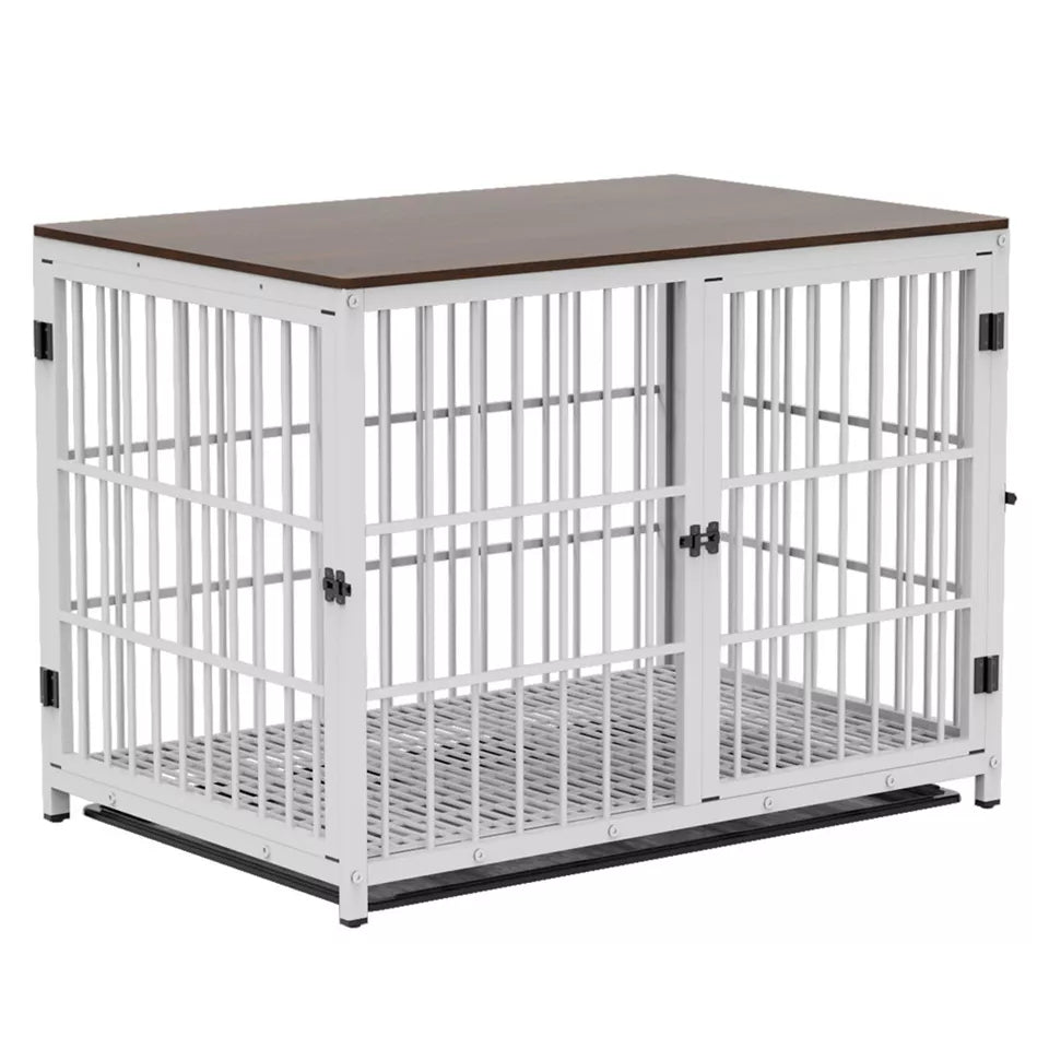 Sturdy Dog Crate with Storage Table AU
