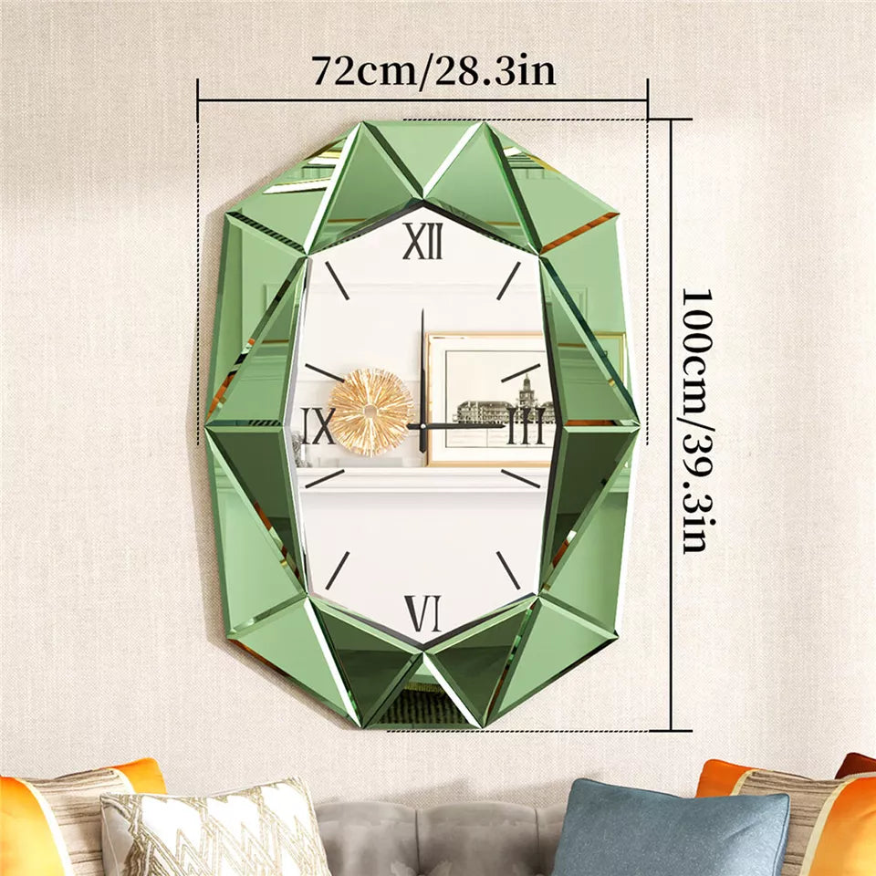 Modern Diamond Wall Clock AU