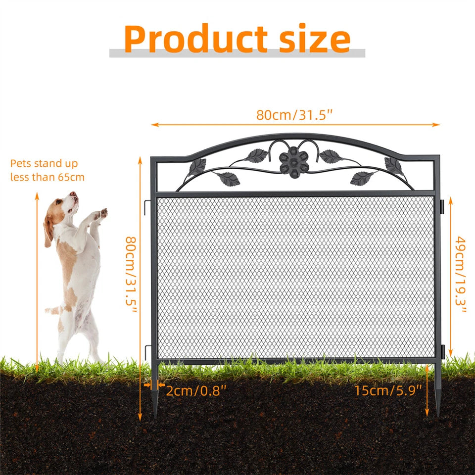 Heavy Duty Foldable Metal Indoor Outdoor Exercise Pet Fence Dog Playpen Kennel