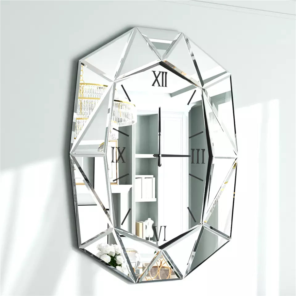 Geometric Wall Clock for Home AU