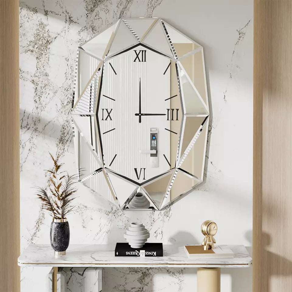 Diamond-Shaped Wall Clock Australia