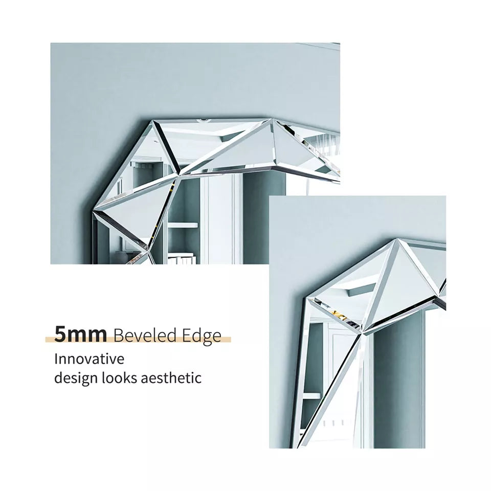 Stylish Geometric Wall Clock AU