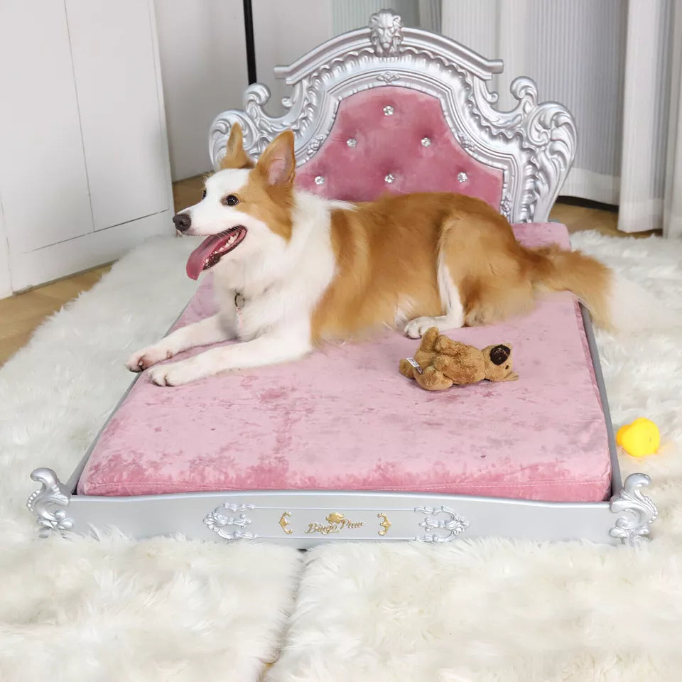 Pink Baroque Pet Couch Australia