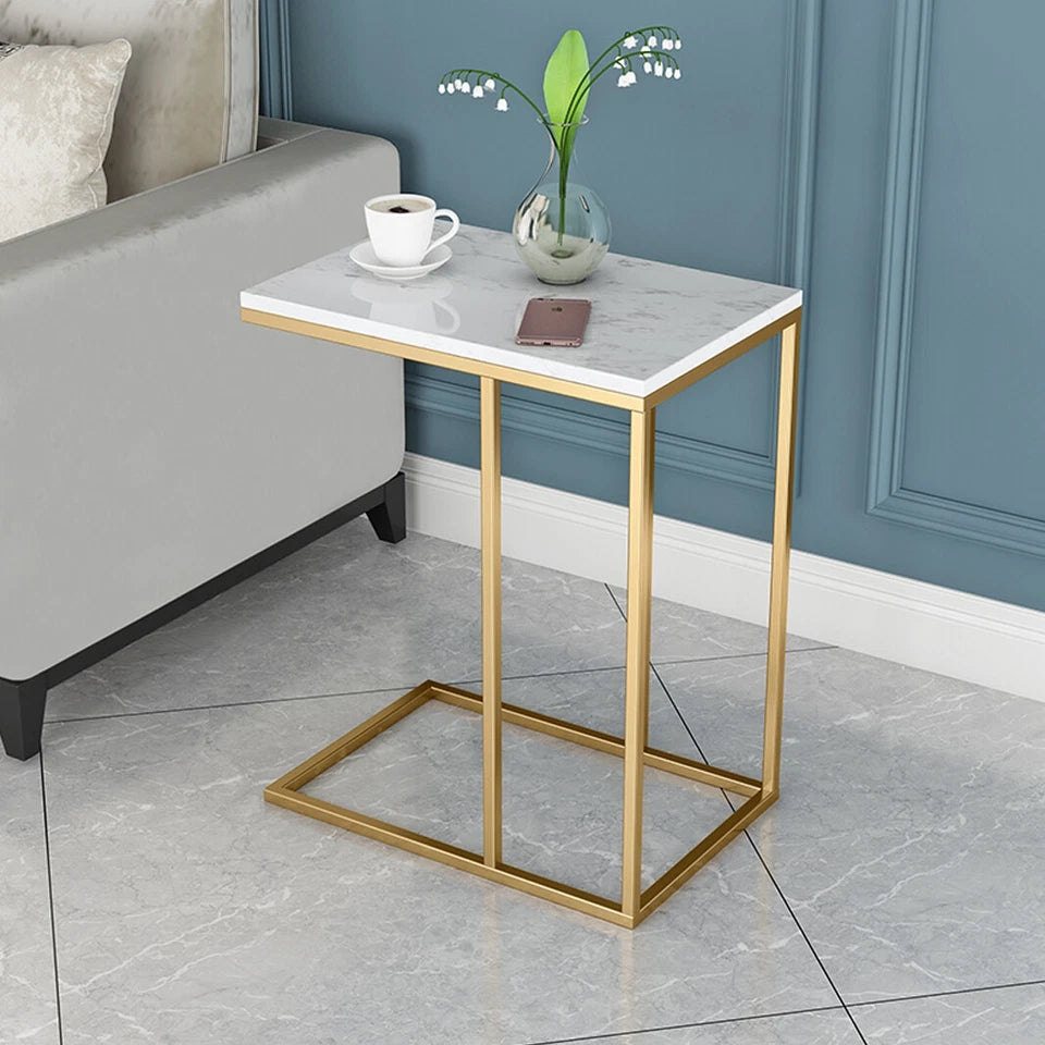 Heavy Duty C Shaped Bed Side Table