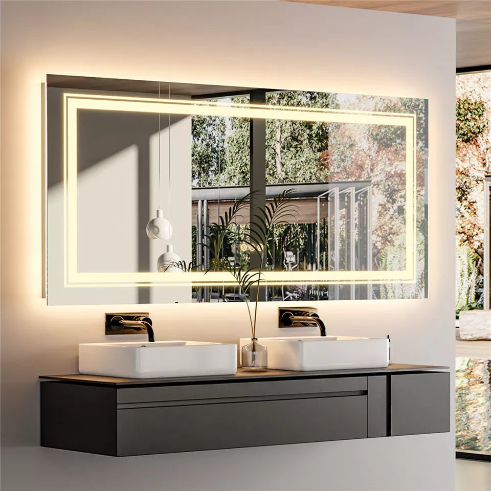 Dual Mount Bathroom Mirror LED Australia