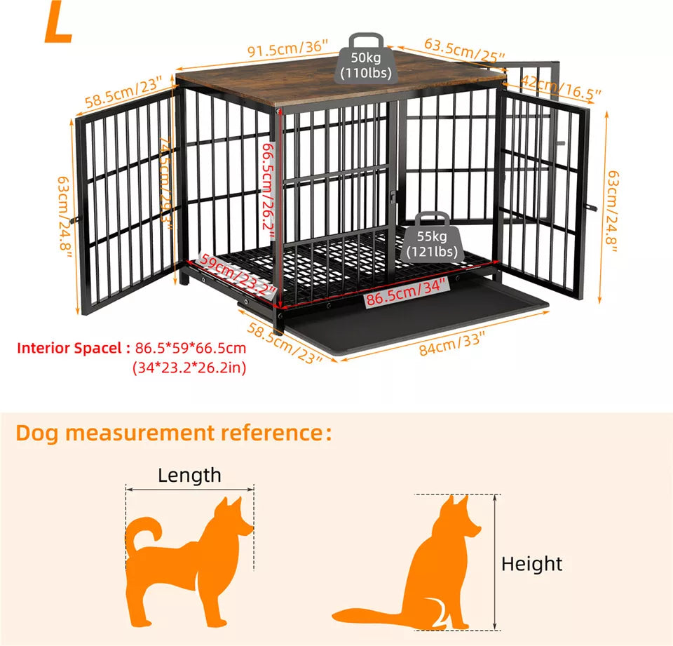Buy Dog Crate with Storage Australia