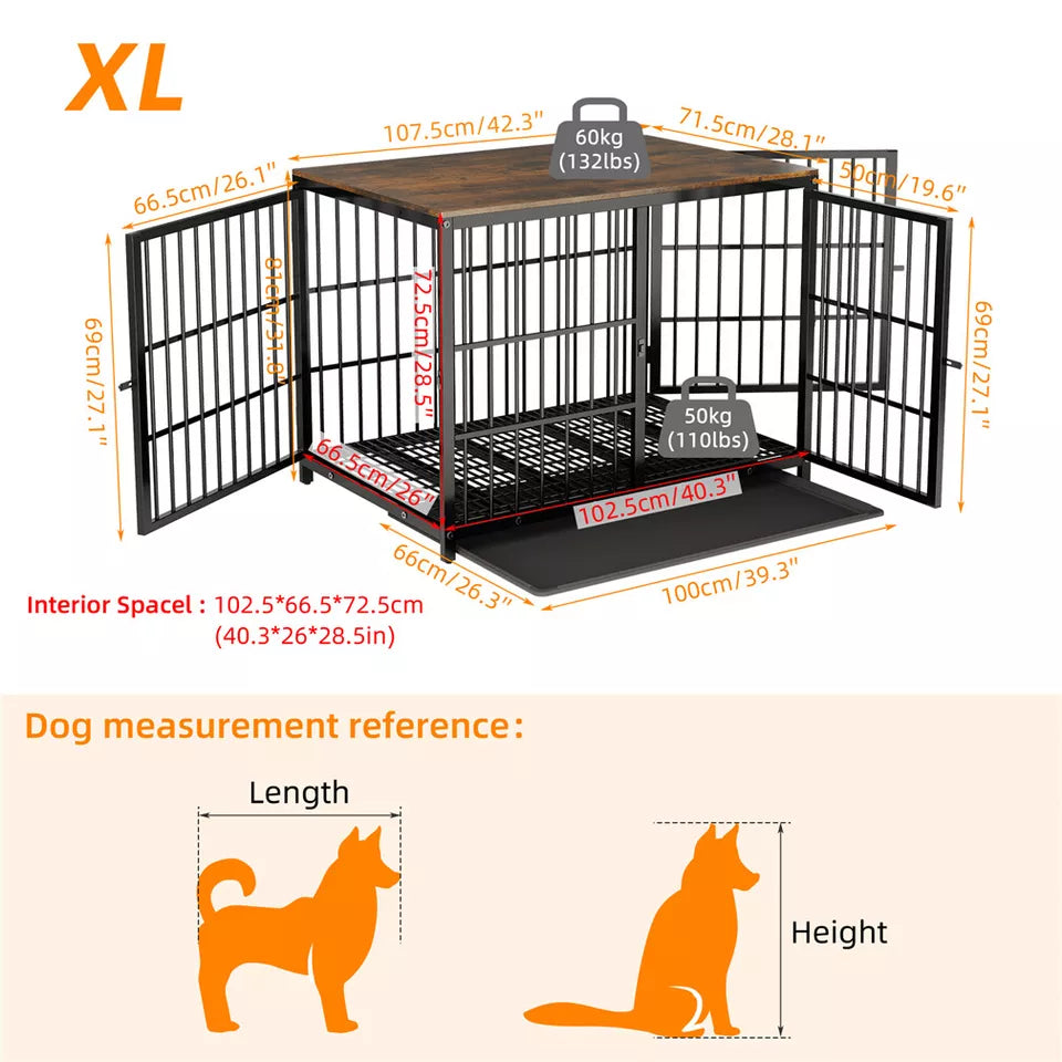 Buy Dog Crate with Storage Australia