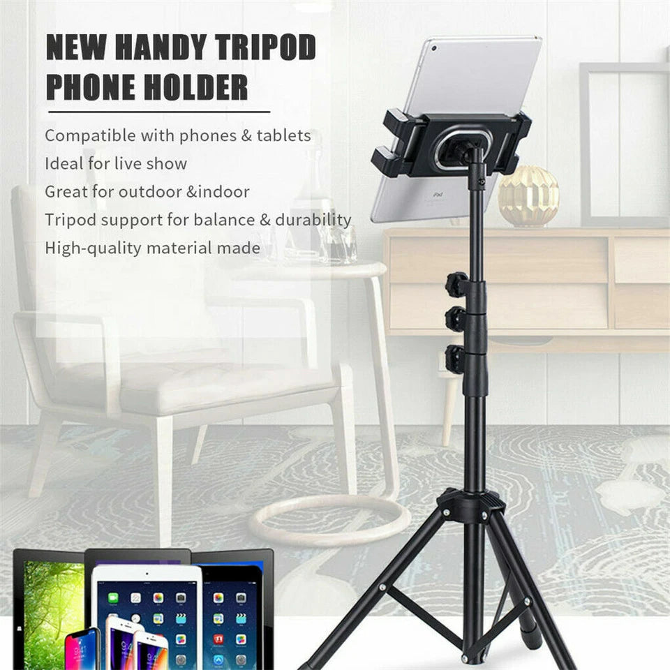 reinforced-tablet-floor-tripod-stand-height-adjustable-ipad-phone-mount-holder