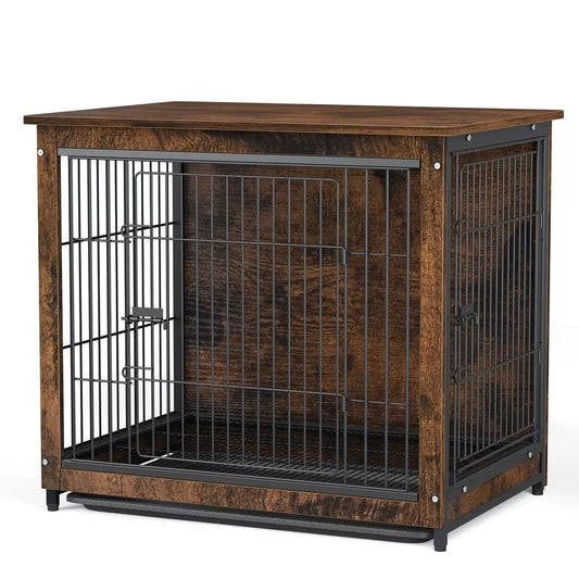 Buy Stylish Wooden Pet Crate & Dog Cage End Table for Your Home in Australia