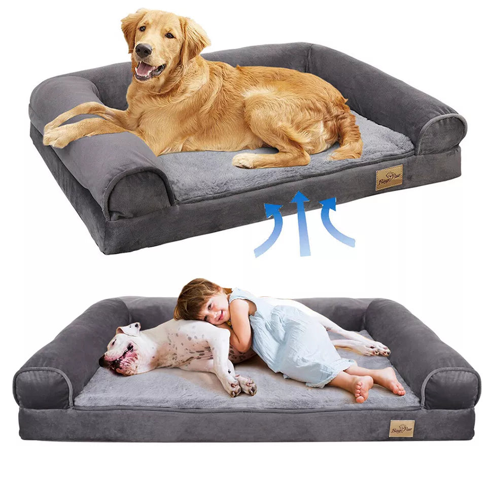 Buy Dog Bed with Bolster Mattress Australia