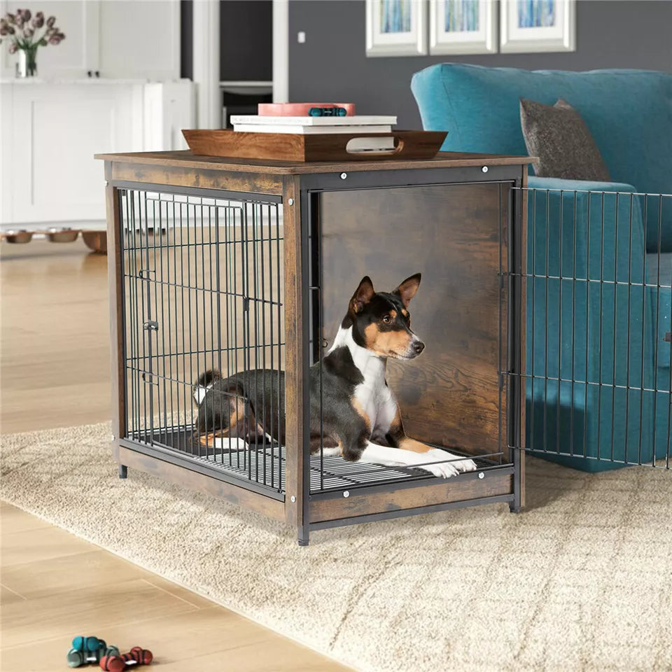 Shop Online in Australia for Wooden Pet Crate & Dog Cage End Table