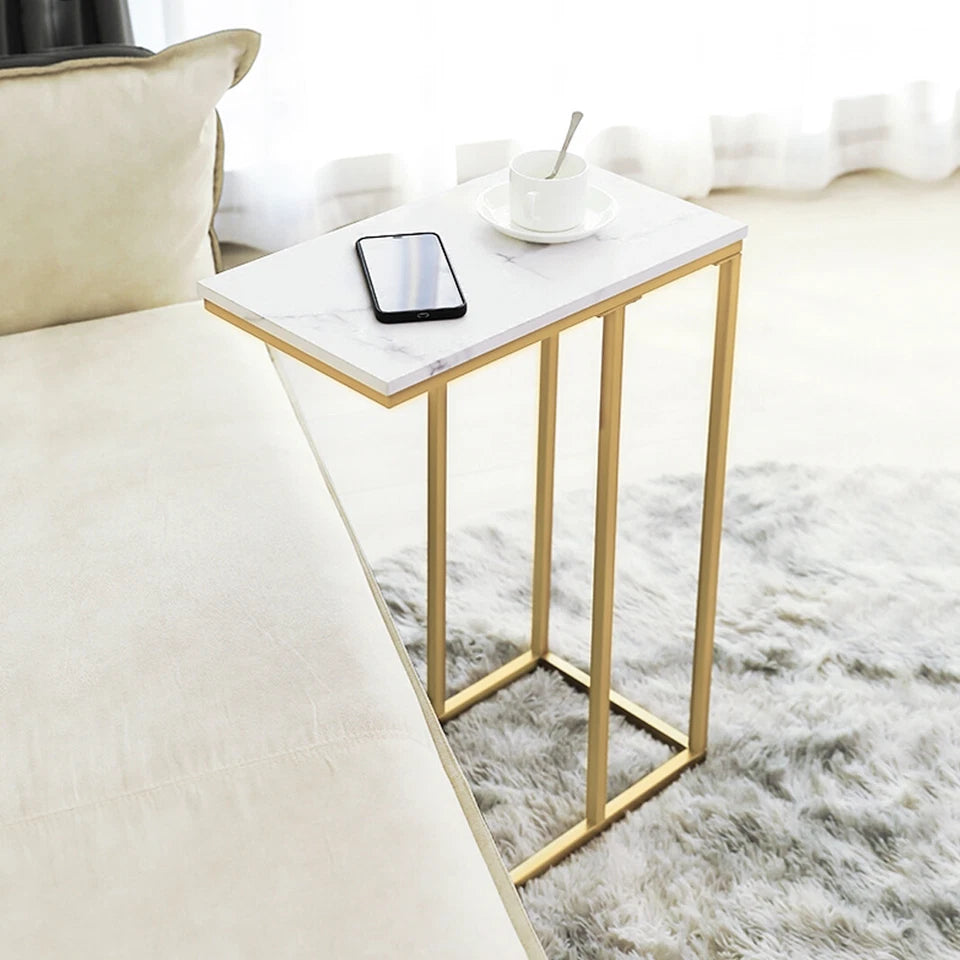 Heavy Duty C Shaped Bed Side Table