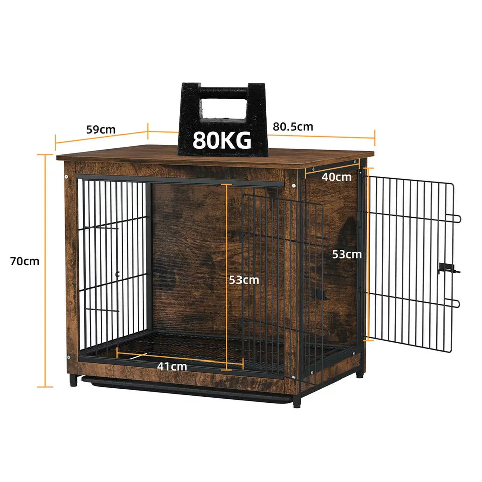Buy Wooden Dog Cage End Table Online – Perfect for Your Pet in Australia