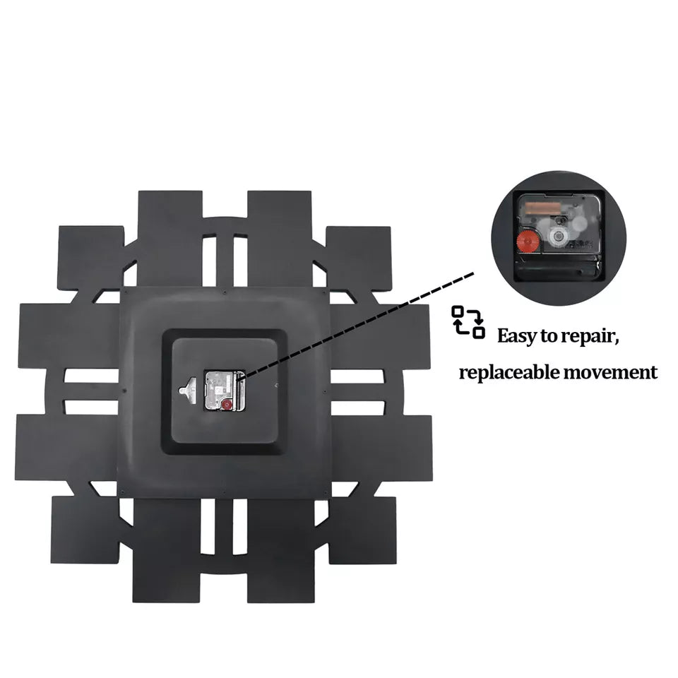 Mirrored Wall Clock for Home AU