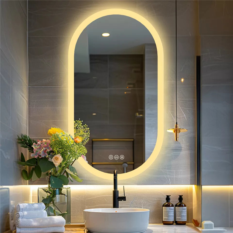 Buy Premium Oval Bathroom Mirror Australia