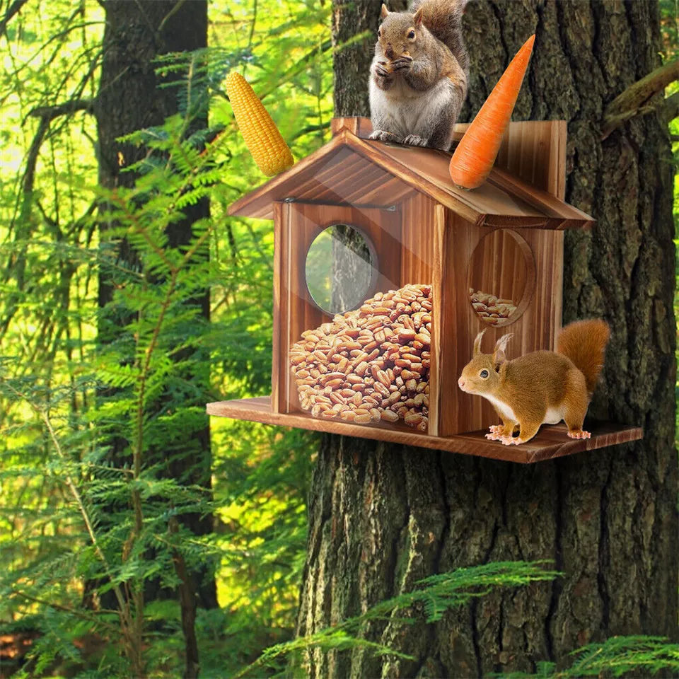 Shop Wooden Squirrel Feeder for Your Garden – Australia