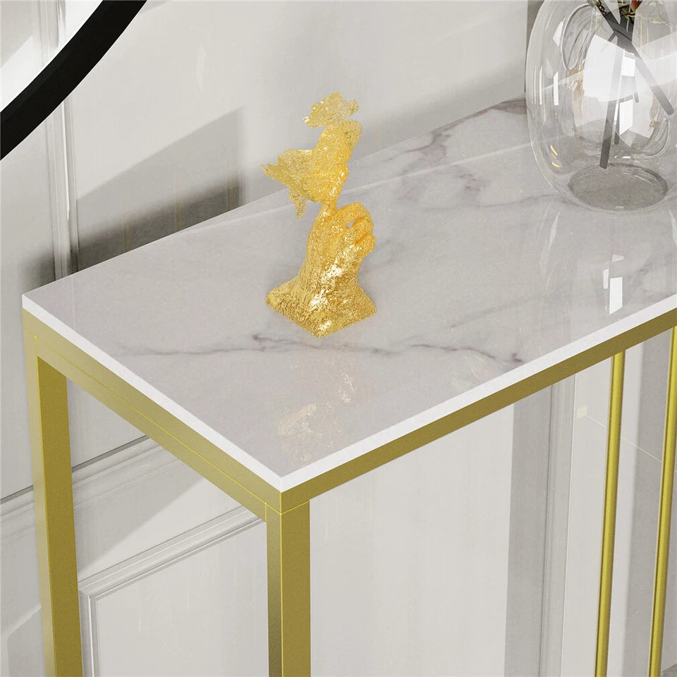 narrow-console-sofa-entry-table-behind-couch-table-sintered-stone-golden-frame