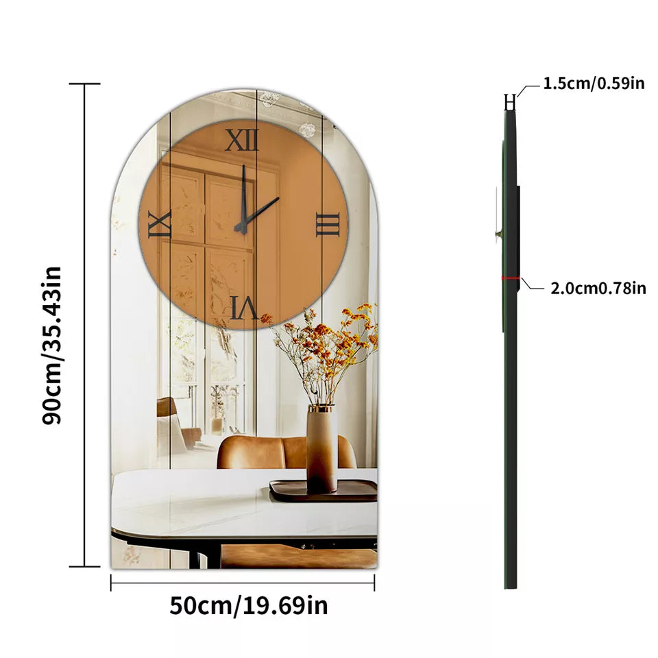Modern Mirror Clock Online AU