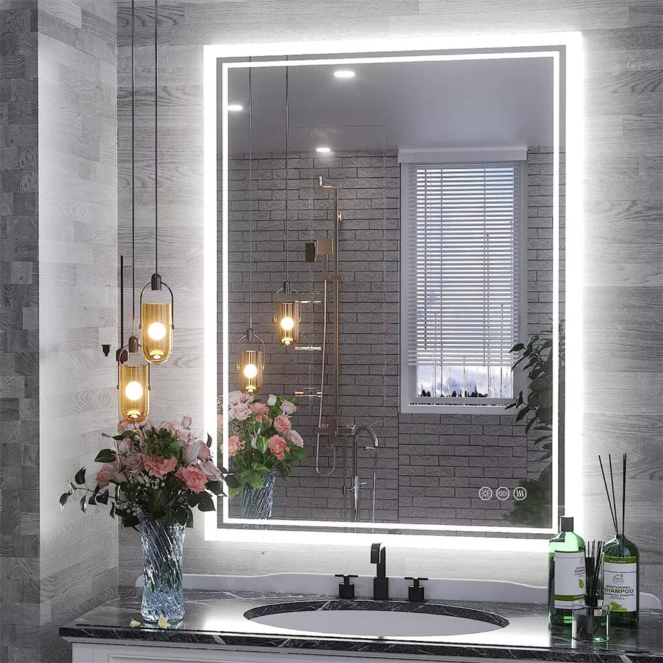 LED Wall-Mounted Bathroom Mirror Australia