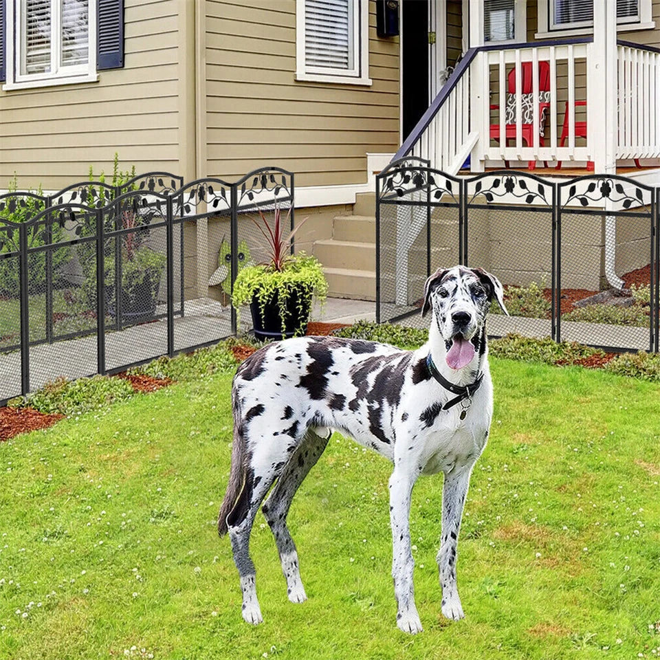 Heavy Duty Foldable Metal Indoor Outdoor Exercise Pet Fence Dog Playpen Kennel