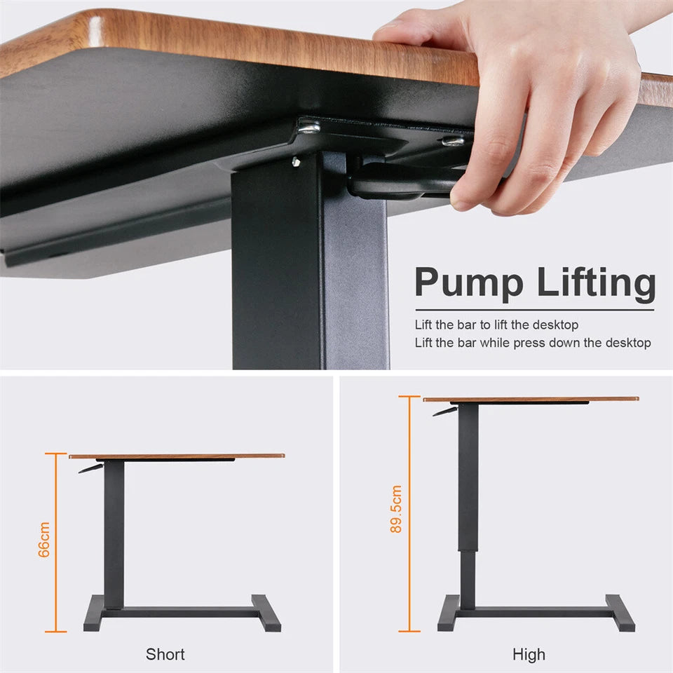 Heavy-Duty Rolling Cart Overbed Bedside Table – Laptop Desk & Medical Home Bed Tray