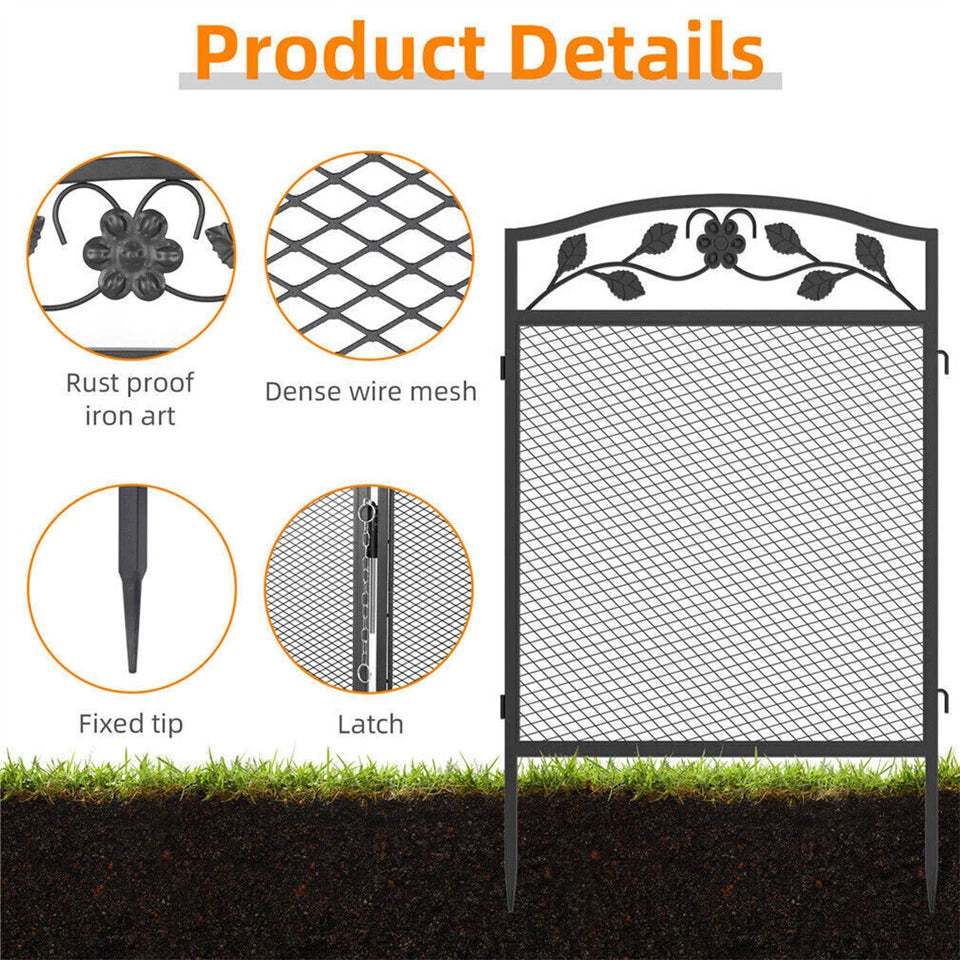Heavy Duty Foldable Metal Indoor Outdoor Exercise Pet Fence Dog Playpen Kennel