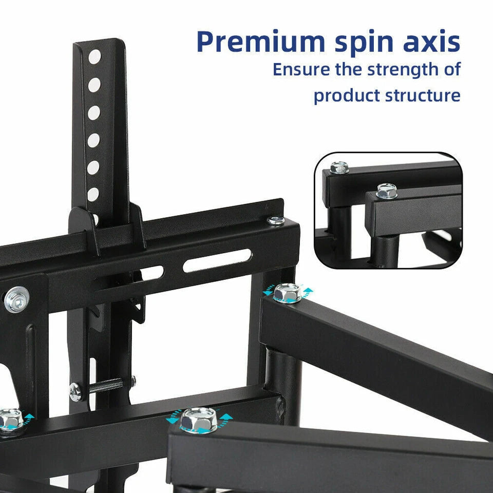 tilt-swivel-dual-arms-tv-mount-cantilever-wall-bracket-40-46-50-55-56-lcd-led
