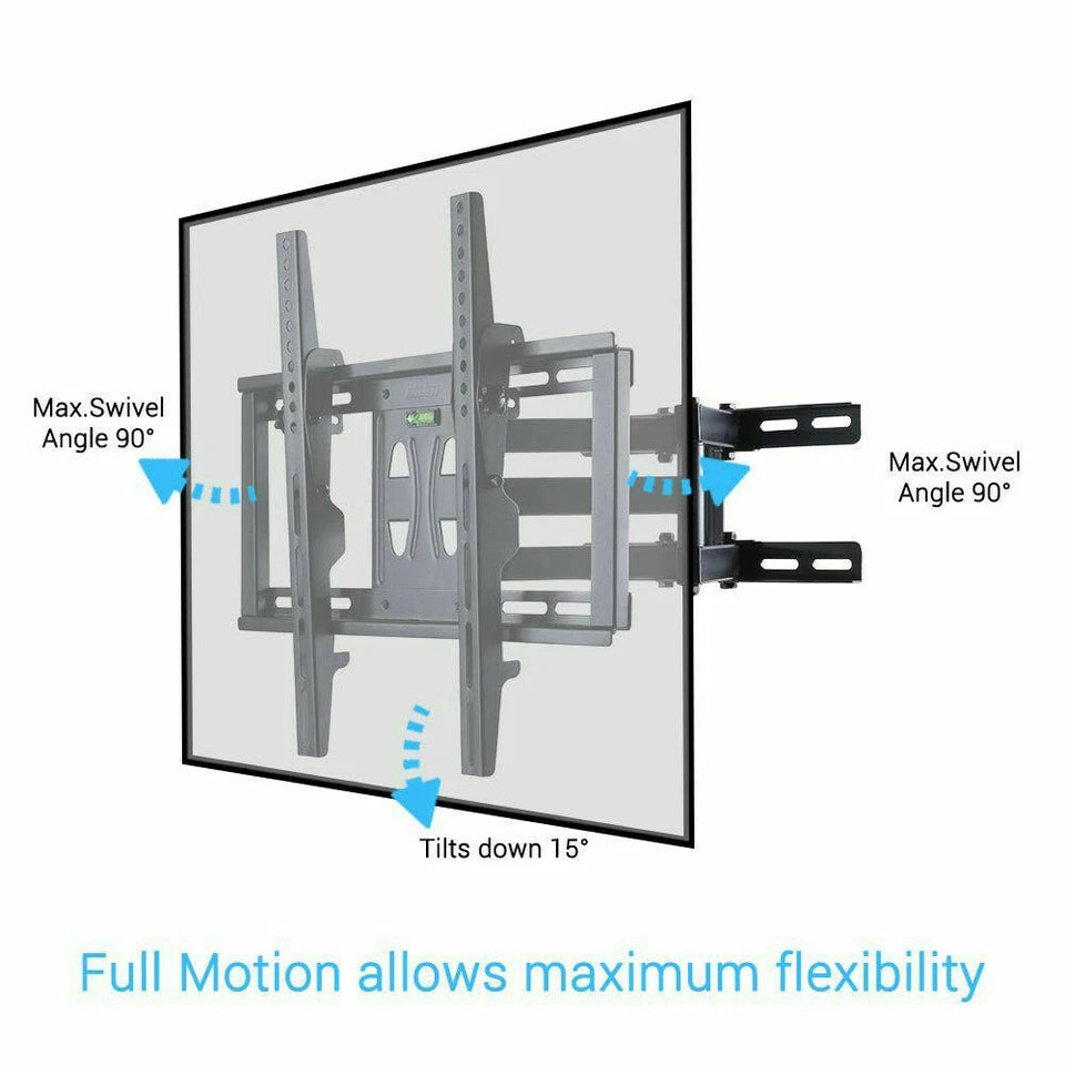 tilt-swivel-dual-arms-tv-mount-cantilever-wall-bracket-40-46-50-55-56-lcd-led
