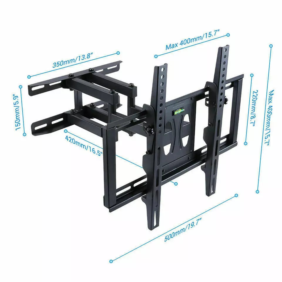 tilt-swivel-dual-arms-tv-mount-cantilever-wall-bracket-40-46-50-55-56-lcd-led