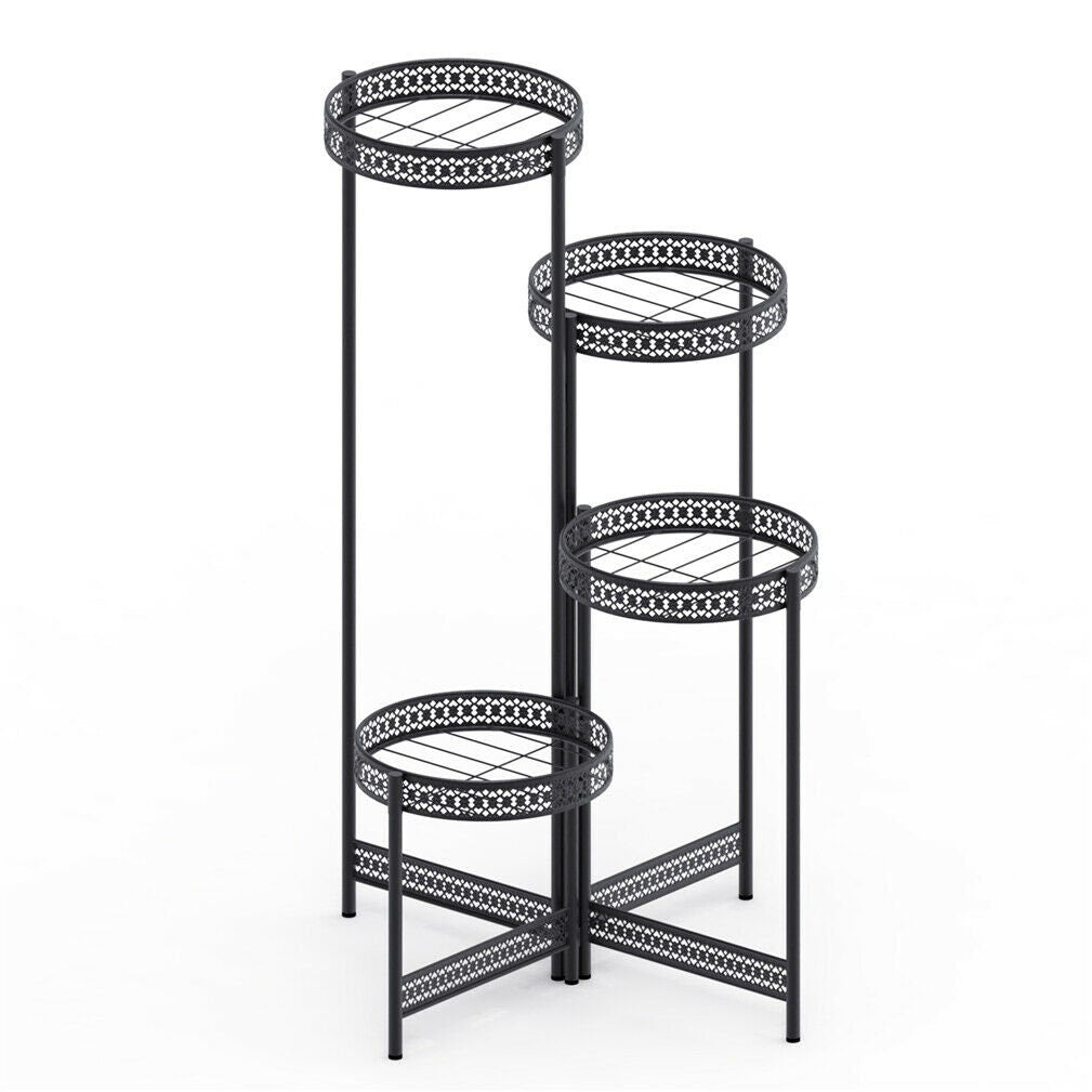 Black Metal Flower Pot Stand AU