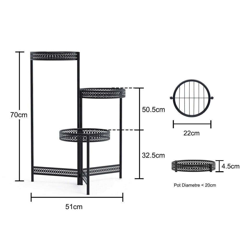 Stylish Metal Planter Stand AU