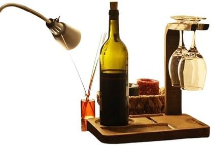 Wine Bottle Holder with Tray