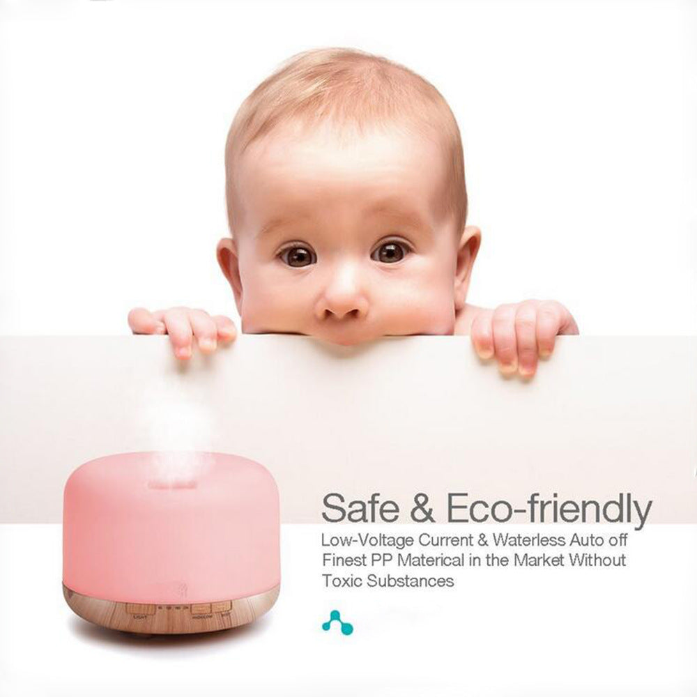 300ml Electric Aroma Diffuser with 7 Colour LED Light & Remote Control