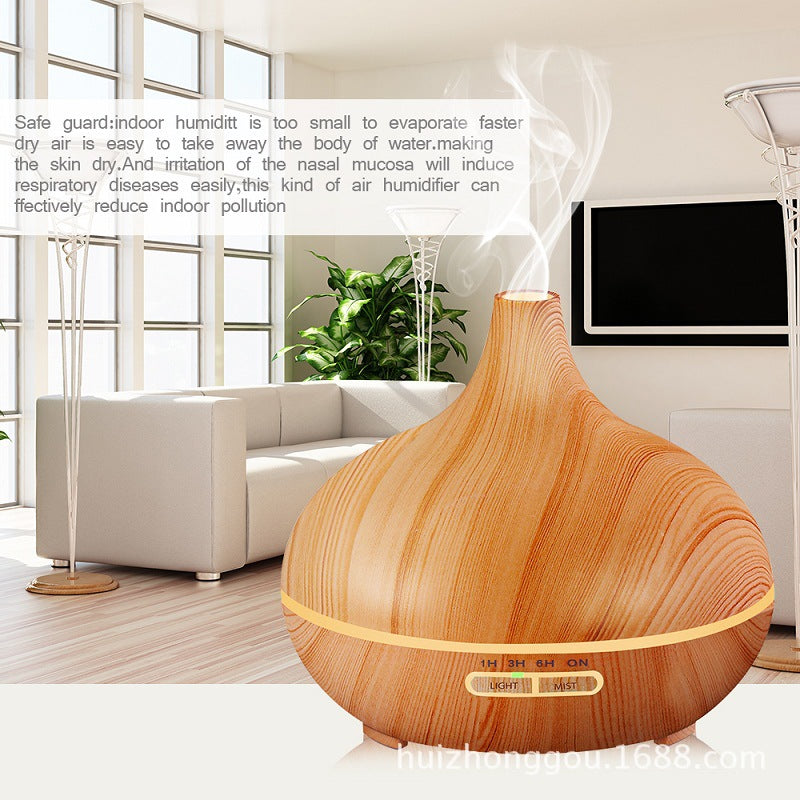 400ml Electric Aroma Diffuser with 7 Colour LED Light & Remote Control