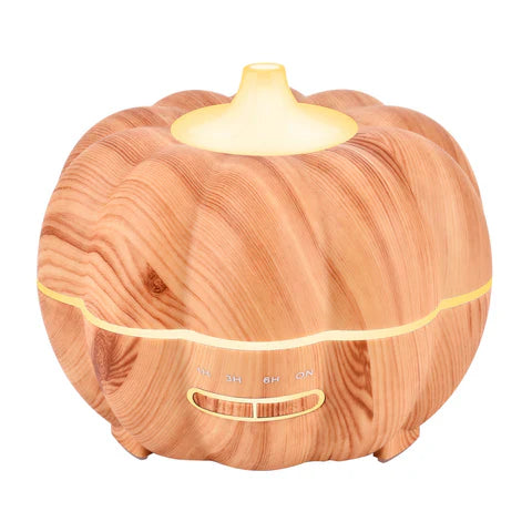 400ml Pumpkin Electric Aroma Diffuser with 7 Colour LED Light & Remote Control