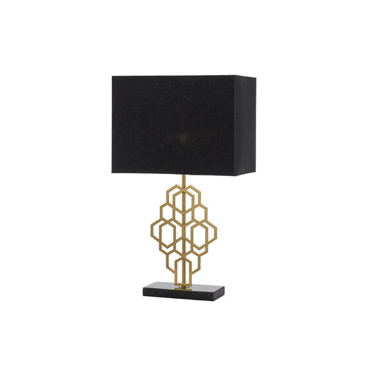 TFS TABLE LAMP 25wE27max D:340 H:590 Inline Switch(SML) BLACK / ANTIQUE GOLD